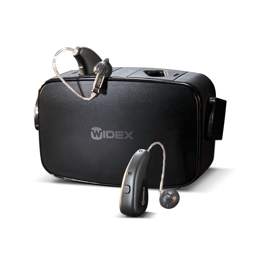 Widex MOMENT hearing aid — example model